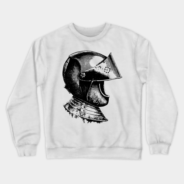 Knight helmet Crewneck Sweatshirt by Tamie